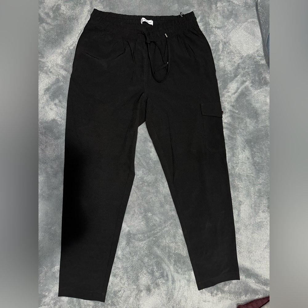Calvin Klein Black Cargo Pants